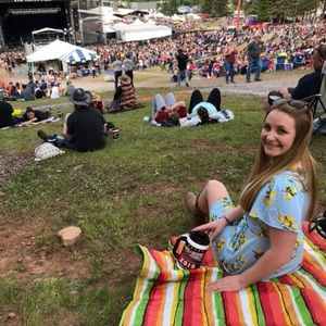 Forever 21 Lemon wrap dress